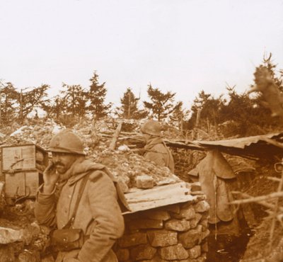 Frontlinje, Verdun, Nordfrankrig, 1916 af Unbekannt