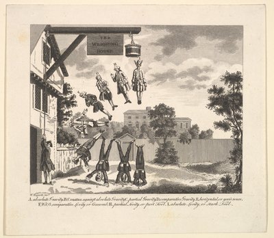 Frontispice til Clubbes Fysiognomi eller Vejehuset, 1800-tallet. af Unbekannt