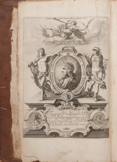 Frontispice med portræt af Ovid, Metamorphoses, Oxford, 1632 af Unbekannt