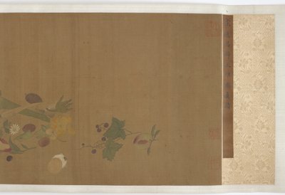 Frugter, grøntsager, blomster og insekter, Ming-dynastiet, 1368-1644. af Unbekannt