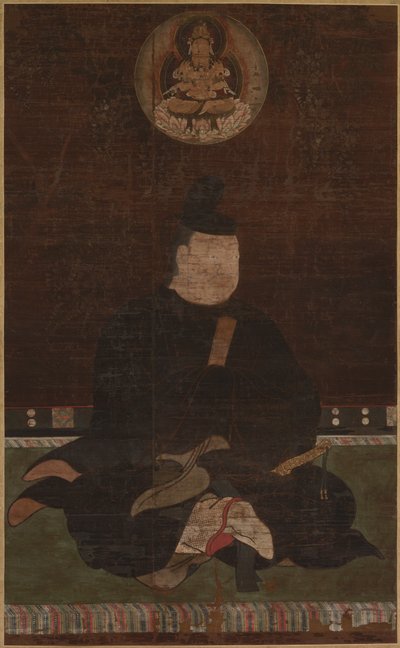Fujiwara no Muchi Maro, 1200-tallet eller 1300-tallet. af Unbekannt