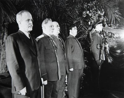 Joseph Stalins begravelse, Moskva, USSR, marts 1953 af Unbekannt