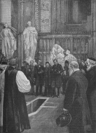 William Ewart Gladstones begravelse i Westminster Abbey, London, 1898 1906 af Unbekannt