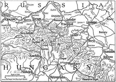 Galicien og Karpaterne, 1915 af Unbekannt