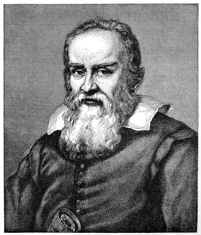 Galileo Galilei 1564-1642, 1882 af Unbekannt
