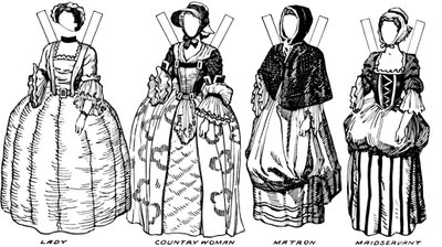 Gallery of Historic Costume: What People Wear in Early Georgian Days, c1934 af Unbekannt