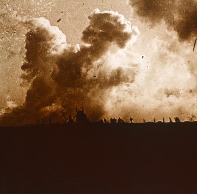 Gasangreb, Verdun, Nordfrankrig, c1914-c1918 af Unbekannt