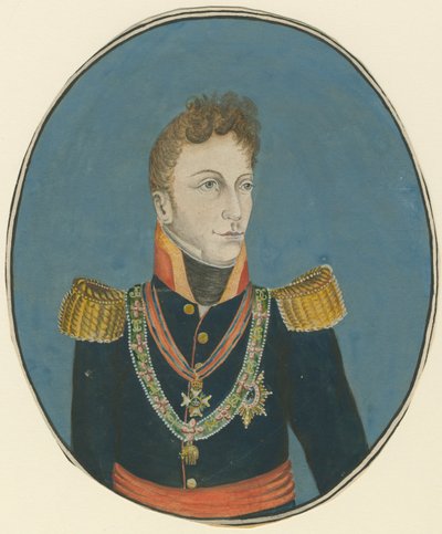 Gebhard Leberecht von Blucher 1742-1819, ca. 1800 af Unbekannt