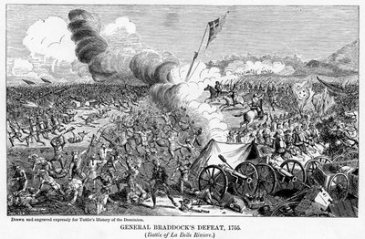 General Braddocks nederlag, 1755, 1877 af Unbekannt