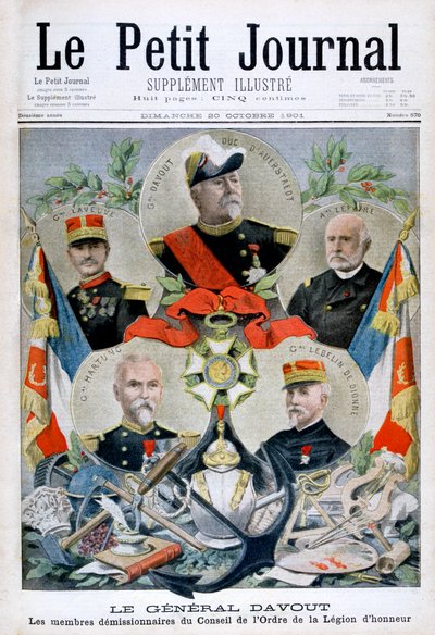 General Davout og medlemmer af Rådet for Legion d