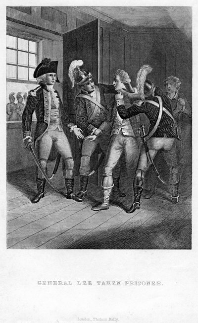 General Lee taget til fange, 1777 1814 af Unbekannt