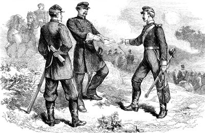 General McClellan i slaget ved Antietam, amerikansk borgerkrig, 1862 c1880 af Unbekannt