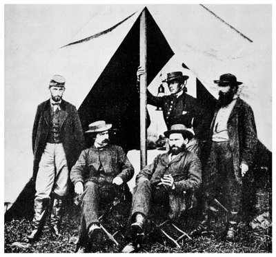 General McClellans hovedkvarter, Antietam, Maryland, Amerikansk borgerkrig, 1861-1862 1955 af Unbekannt