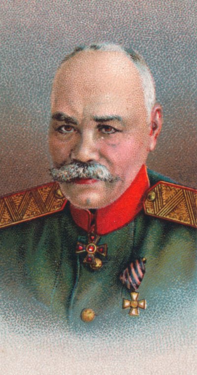 General Mikhail Vasilyevich Alekseev 1857-1918, kejserlig russisk hærgeneral, 1917 af Unbekannt
