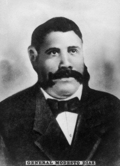 General Modesto Diaz 1826-1892, generalmajor for den cubanske befrielseshær, c1910 af Unbekannt