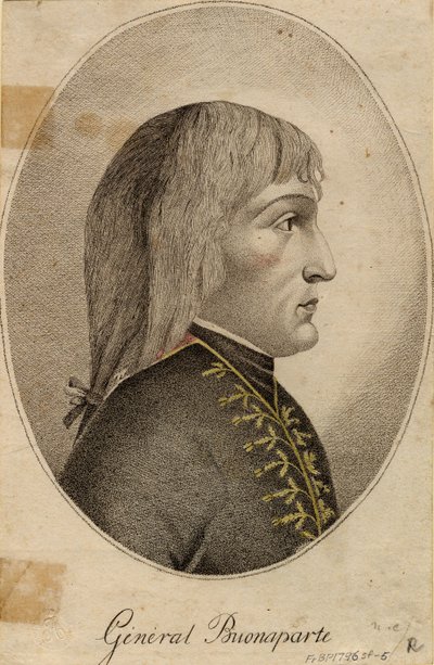 General Napoleon Bonaparte, 1796 af Unbekannt