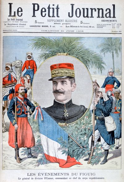 General OConnor, chef for ekspeditionsstyrken til Figuig, Marokko, 1903. af Unbekannt