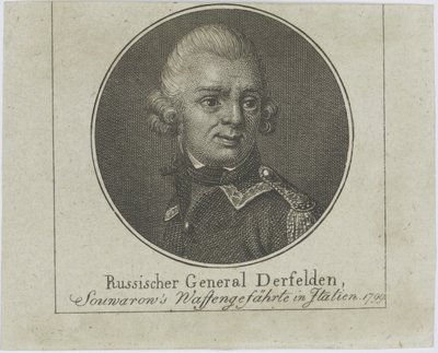 General Otto Wilhelm Derfelden 1737-1819, ca. 1800 af Unbekannt