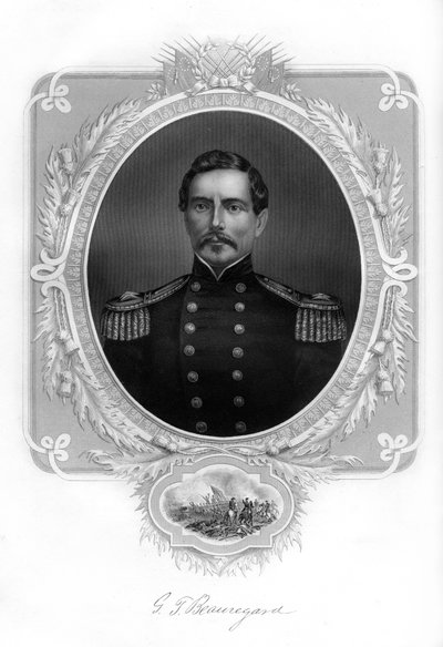 General PGT Beauregard, general fra den konfødererede hær, 1862-1867 af Unbekannt