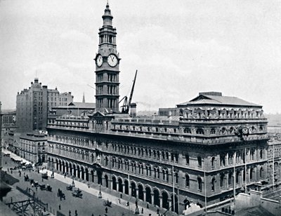 General Post Office, Sydney, c1900. af Unbekannt