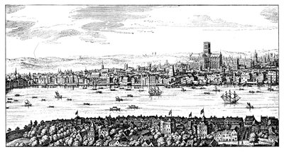 Oversigt over London, 1666, 1909 af Unbekannt