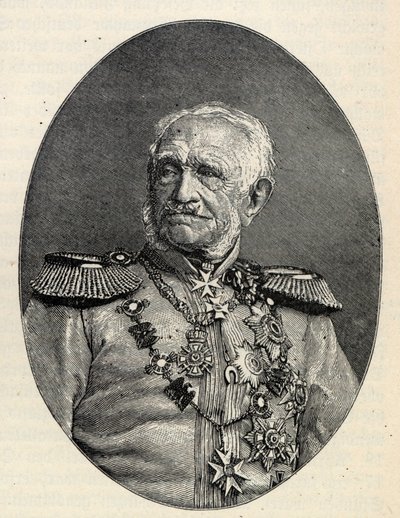 Feltmarskal Friedrich Graf von Wrangel 1784-1877. af Unbekannt