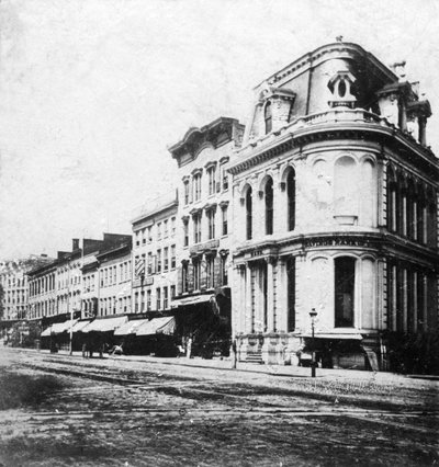 Genesee Street, Utica, New York, USA, begyndelsen af det 20. århundrede af Unbekannt