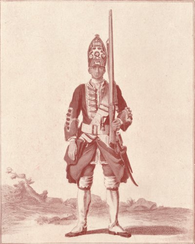 Gentleman, the 7th Royal Fusiliers 1742, 1742 1909 af Unbekannt