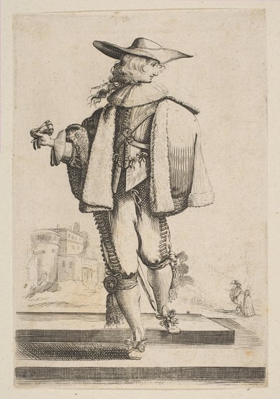 Gentleman with a Glove, 1629. af Unbekannt
