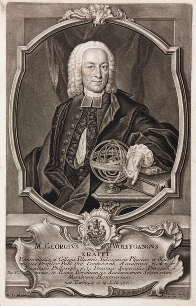 Georg Wolfgang Krafft, tysk matematiker af Unbekannt