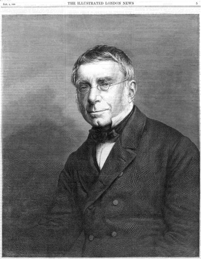 George Biddell Airy, engelsk astronom og geofysiker, 1868 af Unbekannt