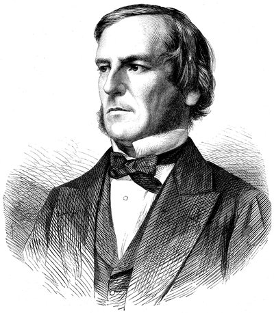 George Boole, engelsk matematiker og logiker, 1865 af Unbekannt