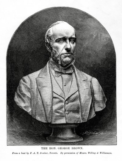 George Brown, skotskfødt canadisk journalist og politiker, 1800-tallet af Unbekannt