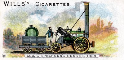 George Stephensons lokomotiv Rocket, 1829 1900 af Unbekannt
