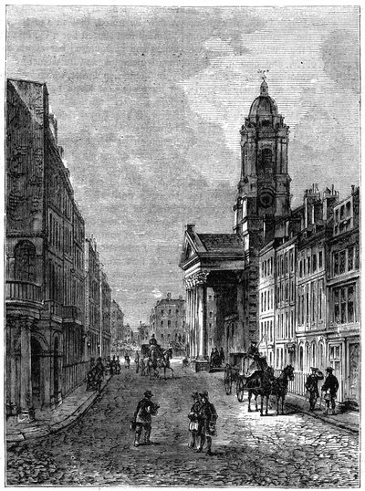 George Street, Hanover Square, London, 1800 1891 af Unbekannt