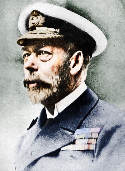 George V, konge af Det Forenede Kongerige fra 1910, c1936, 1945 af Unbekannt