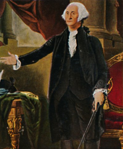 George Washington 1732-1799. - Gravering efter maleriet af G. C. Stuart, 1934. af Unbekannt
