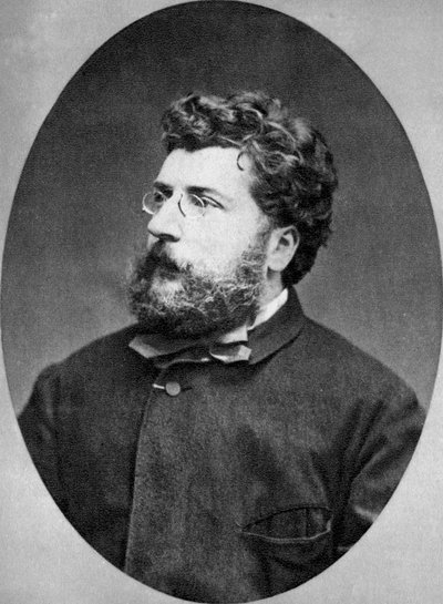 Georges Bizet, fransk komponist, 1874 af Unbekannt