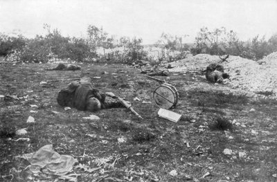 Tyske døde, Andet slag ved Champagne, Frankrig, 25. september-6. november 1915 af Unbekannt