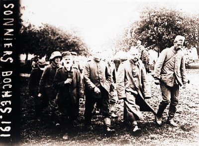 Tyske krigsfanger, c1914-c1918 af Unbekannt