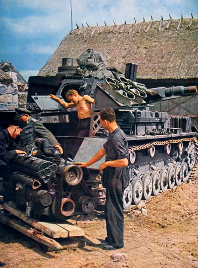 Tyske soldater i det besatte Frankrig, 1943 af Unbekannt
