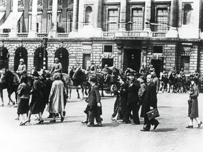 Tyske tropper i det besatte Paris, juni 1940 af Unbekannt