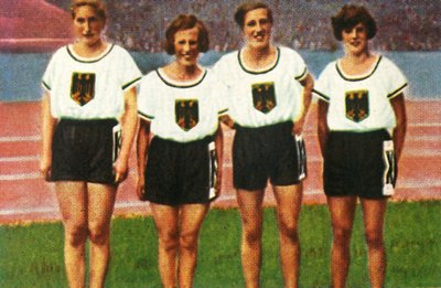 Tyske kvinders 4x100 m stafethold, 1928. af Unbekannt