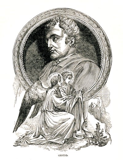 Giotto di Bondone, italiensk maler og arkitekt, 1893 af Unbekannt