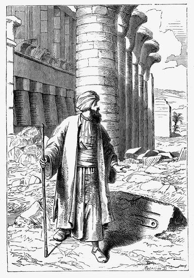 Giovanni Battista Belzoni, italiensk opdagelsesrejsende og oldtidssøger, c1860 af Unbekannt