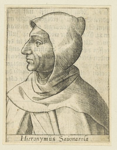 Girolamo Savonarola, ca. 1600. af Unbekannt
