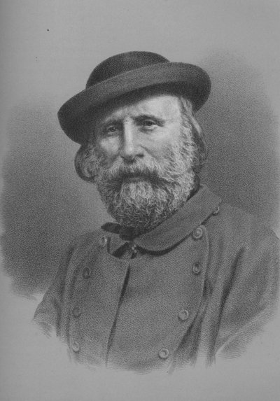 Giuseppe Garibaldi, italiensk soldat og politiker, 1860