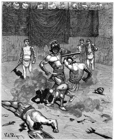 Gladiatorkamp, 1882-1884 af Unbekannt