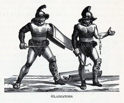 Gladiatorer, 1882 af Unbekannt