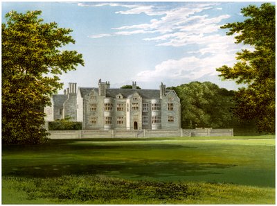 Glynde Place, Sussex, hjemsted for Viscount Hampden, c1880 af Unbekannt